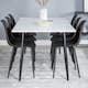 Matgrupp Sky Furniture Pobbie med 6 Pop Stolar