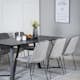 Matgrupp Venture Home Madde med 6 Muscot Stolar Sammet