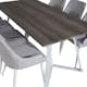 Matgrupp Venture Home Madde med 6 Plake Stolar