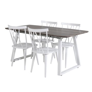 Matgrupp Venture Home Ina med 4 Marie Stolar