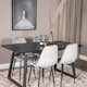 Matgrupp Venture Home Ina med 4 Phoi Stolar Sammet
