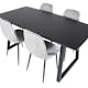 Matgrupp Venture Home Ina med 4 Phoi Stolar Sammet