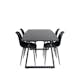 Matgrupp Venture Home Ina med 4 Pop Stolar