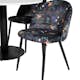 Matgrupp Venture Home Roxanna med 4 Valentina Stolar Polyestertyg Runt