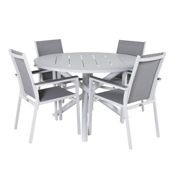 Matgrupp Venture Home Ande med 4 Pussel Matstolar