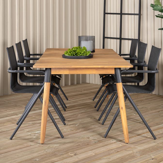 Matgrupp Venture Home Julle med 6 Sally Matstolar