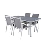 Matgrupp Utomhus Venture Home Vyn med 4 Parma Trädgårdsstolar