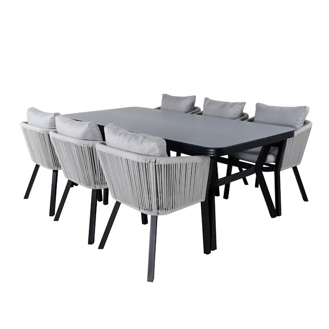 Matgrupp Venture Home Vyn med 6 Vyn Matstolar