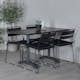 Matgrupp Venture Design Denzel med 4 Lawrence Matstolar