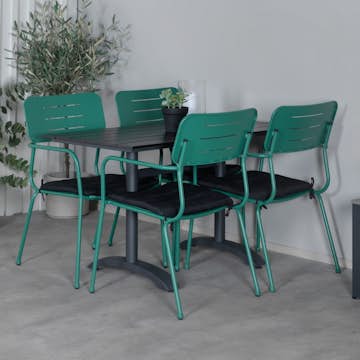 Matgrupp Venture Home Denver med 4 Nicke Stolar