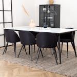 Matgrupp Venture Home Jolie med 6 Valentina Stolar