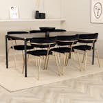 Matgrupp Venture Home Paris med 6 Aris Stolar