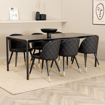 Matgrupp Venture Home Paris med 6 Valentina Stolar