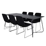 Matgrupp Venture Home Annika med 6 Muscot Stolar