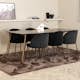 Matgrupp Venture Home Annika med 6 Wrigley Stolar