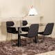 Matgrupp Venture Home Oslo med 4 Muscot Stolar