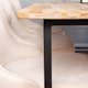 Matgrupp Venture Home Cirebon med 6 Velvet Deluxe Stolar