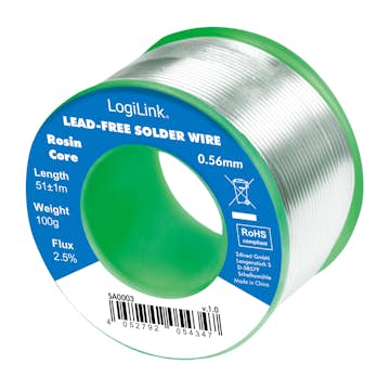 Lödtenn LogiLink Blyfritt 0,56mm 100g