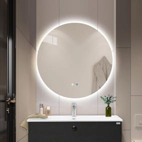 Badrumsspegel 4AQUA Aura 600 mm