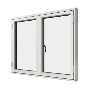 Sidohängt Fönster Elitfönster Original Aluminium 100 2-Luft