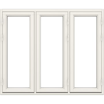 Sidohängt Fönster Nordan Tanum Kultur 3-Luft Aluminium