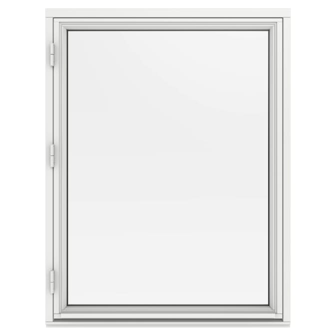 Sidohängt Fönster Outline 2-Glas Trä Lagerfört