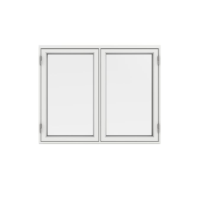 Sidohängt Fönster Outline 3-Glas Aluminium 2-Luft