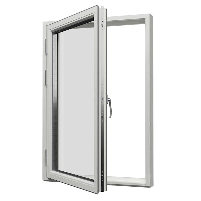 Sidohängt Fönster Svenska Fönster Aluminiumbeklätt Trä 3-Glas