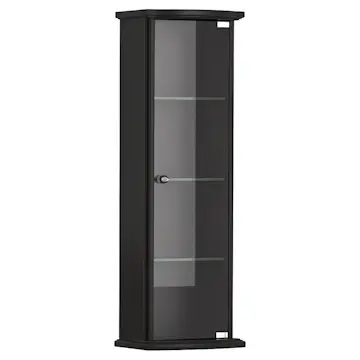 Sidoskåp DuoBad Sekel med Klarglasdörr