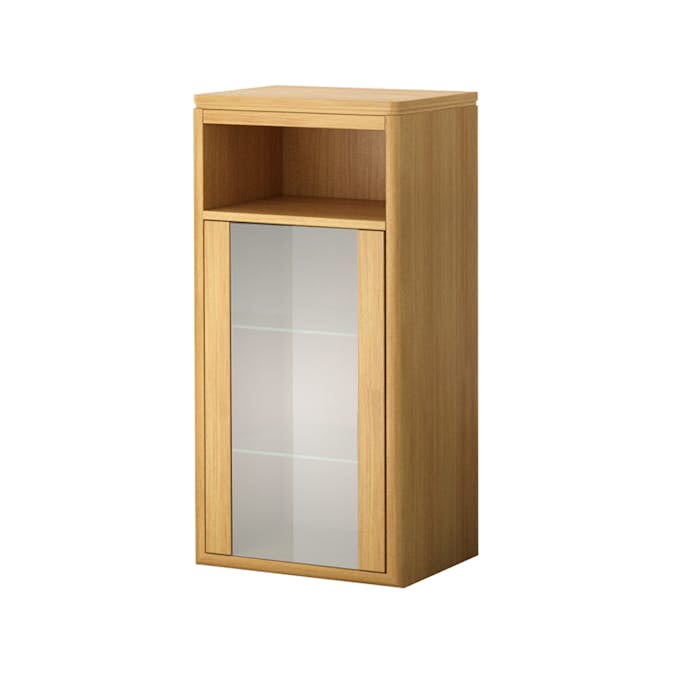 Sidoskåp DuoBad Vilan med Frostglasdörr