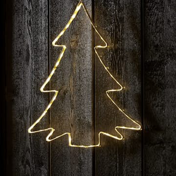 Dekorationsbelysning Star Trading Lumiwall Gran