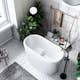 Sittbadkar Bathlife Ideal Fristående Vit