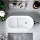 Sittbadkar Bathlife Ideal Fristående Vit