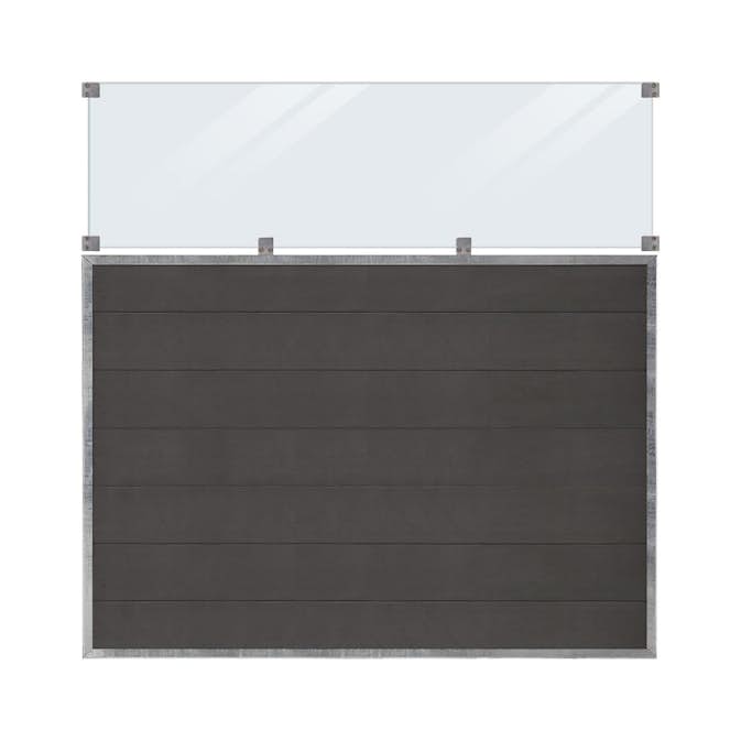 Skärm PLUS Futura med Glas 180x180