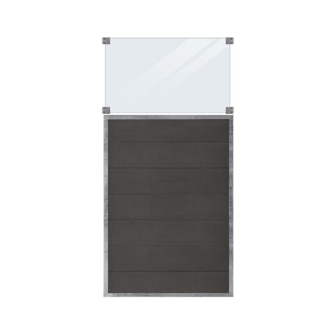 Skärm PLUS Futura med Glas 90x180