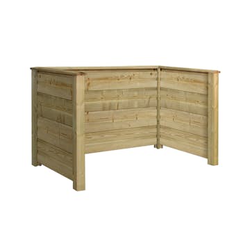 Skärm PLUS Plank Avfallsskjul