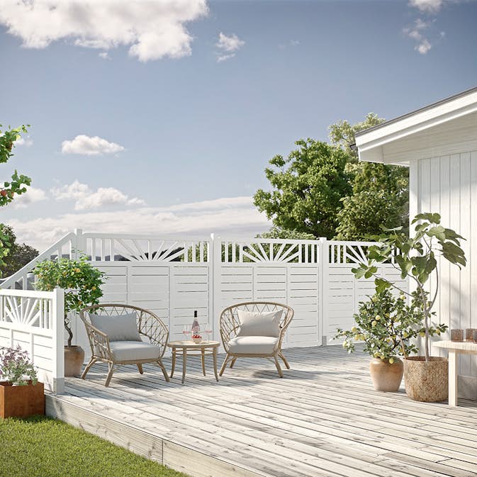 Skärm Rosmarin Vit 3 Jabo