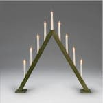 Adventsljusstake Gnosjö Konstsmide 3940 Träljusstake 9 Ljus