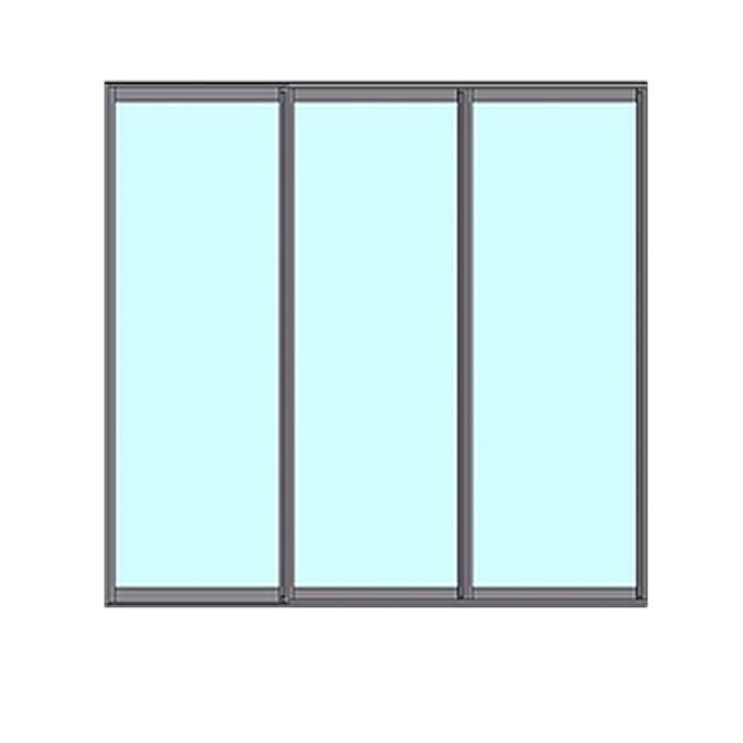 Skjutbart Dörrparti Novoroom Energi 3-Delat