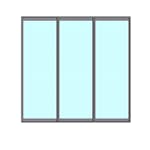 Skjutbart Dörrparti Novoroom Original 3-Delat