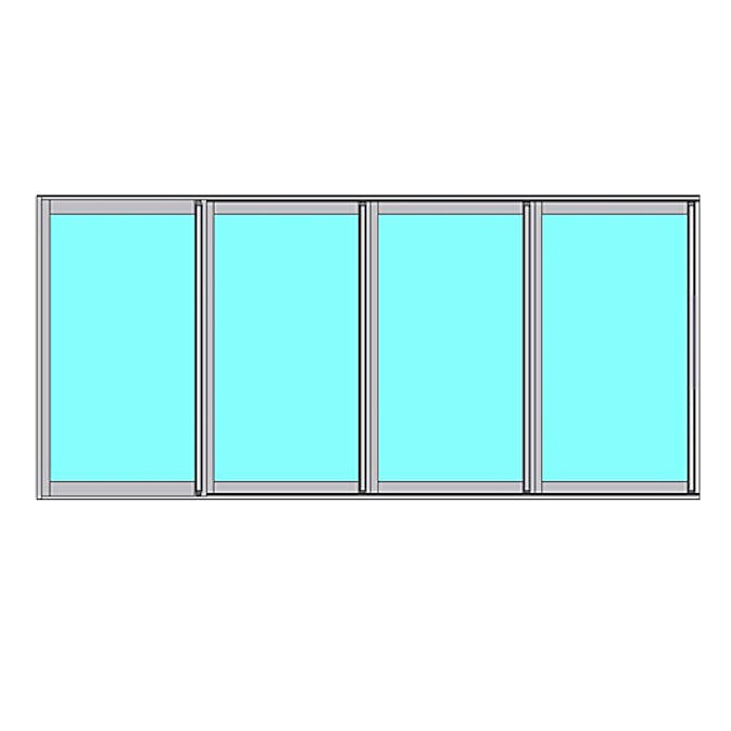 Skjutbart Fönsterparti Novoroom Original 4-Delat