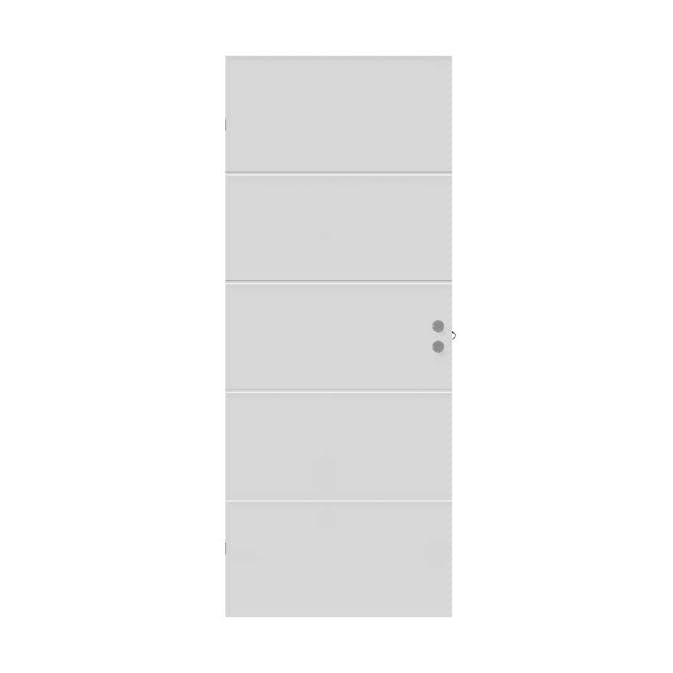 Skjutdörr Br. Johansson Formpressad Linje Kompakt