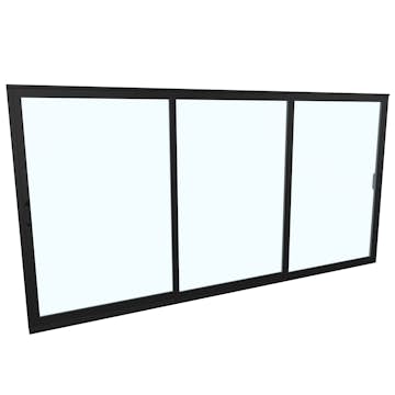 Skjutdörr Landskap Robust Året Runt 3-del