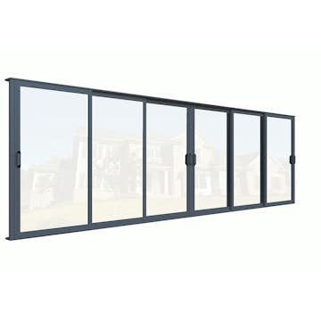 Skjutdörr Landskap Robust Året runt 3+3