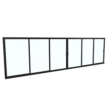 Skjutdörr Landskap Robust Vår och höst 3+3