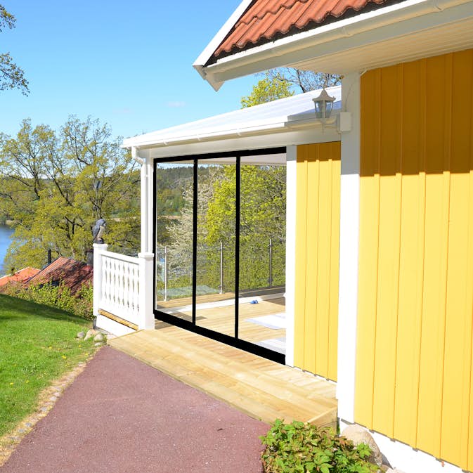 Skjutdörr Landskap Stadig Förlängd Sommar 3-del