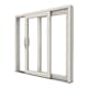 Skjutdörr NorDan uPVC 2-Delad 3-Glas