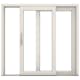 Skjutdörr NorDan uPVC 2-Delad 3-Glas
