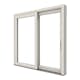 Skjutdörr NorDan uPVC 2-Delad 3-Glas