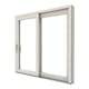 Skjutdörr NorDan uPVC 2-Delad 3-Glas